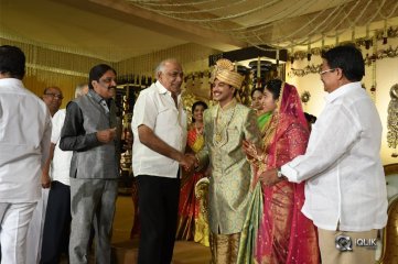 Celebs at C Kalyan Son Wedding Reception